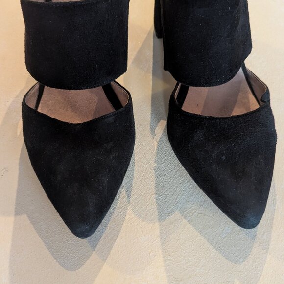 Runa Mule Suede Heels - Picture 2 of 4